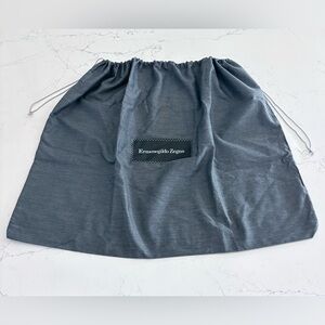 Ermenegildo Zegna Garment Dust Cloth Cover Drawstring Bag Grey size XL